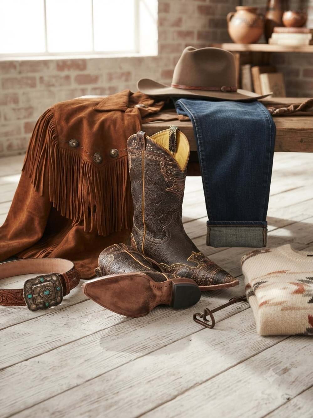 Justin Boots Women's Vera Wingtip Snip Toe Western Cowgirl Boots